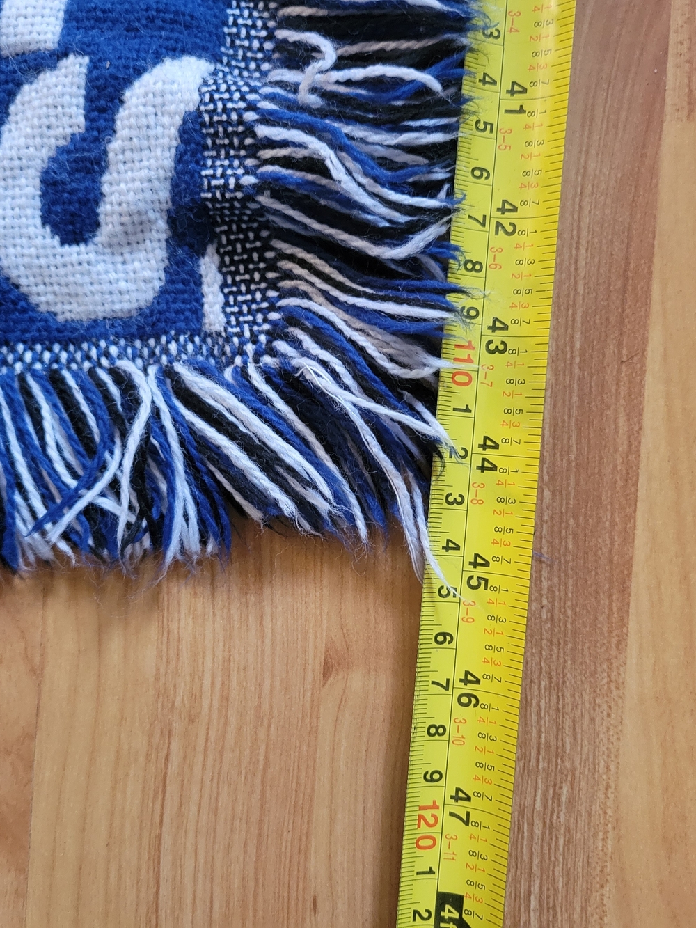 NCAA Penn State Nittany Lions Man Cave Tapestry Blue And White Throw Blanket - Picture 3 of 3